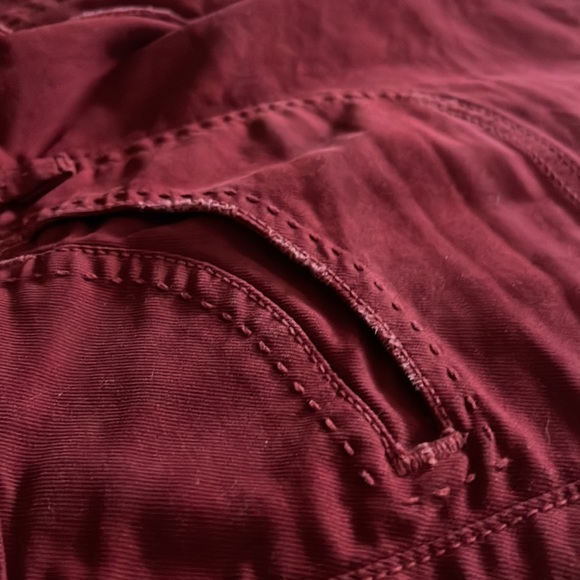 Citizens Of Humanity Angie Super Flare Bell Bottom Jeans In Crimson - Picture 8 of 10